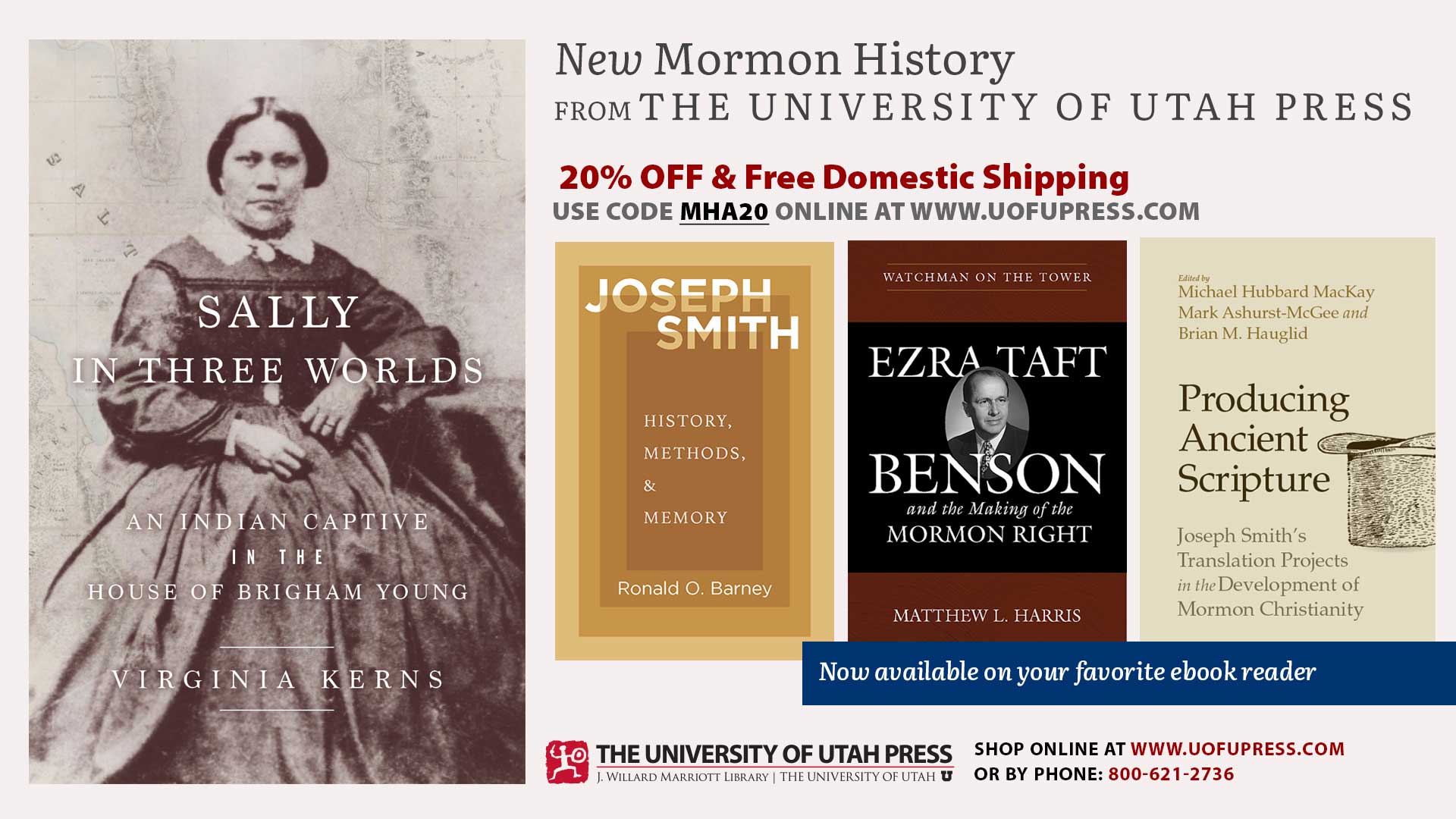 University of Utah Press MHA Mormon History Association Exhibitor