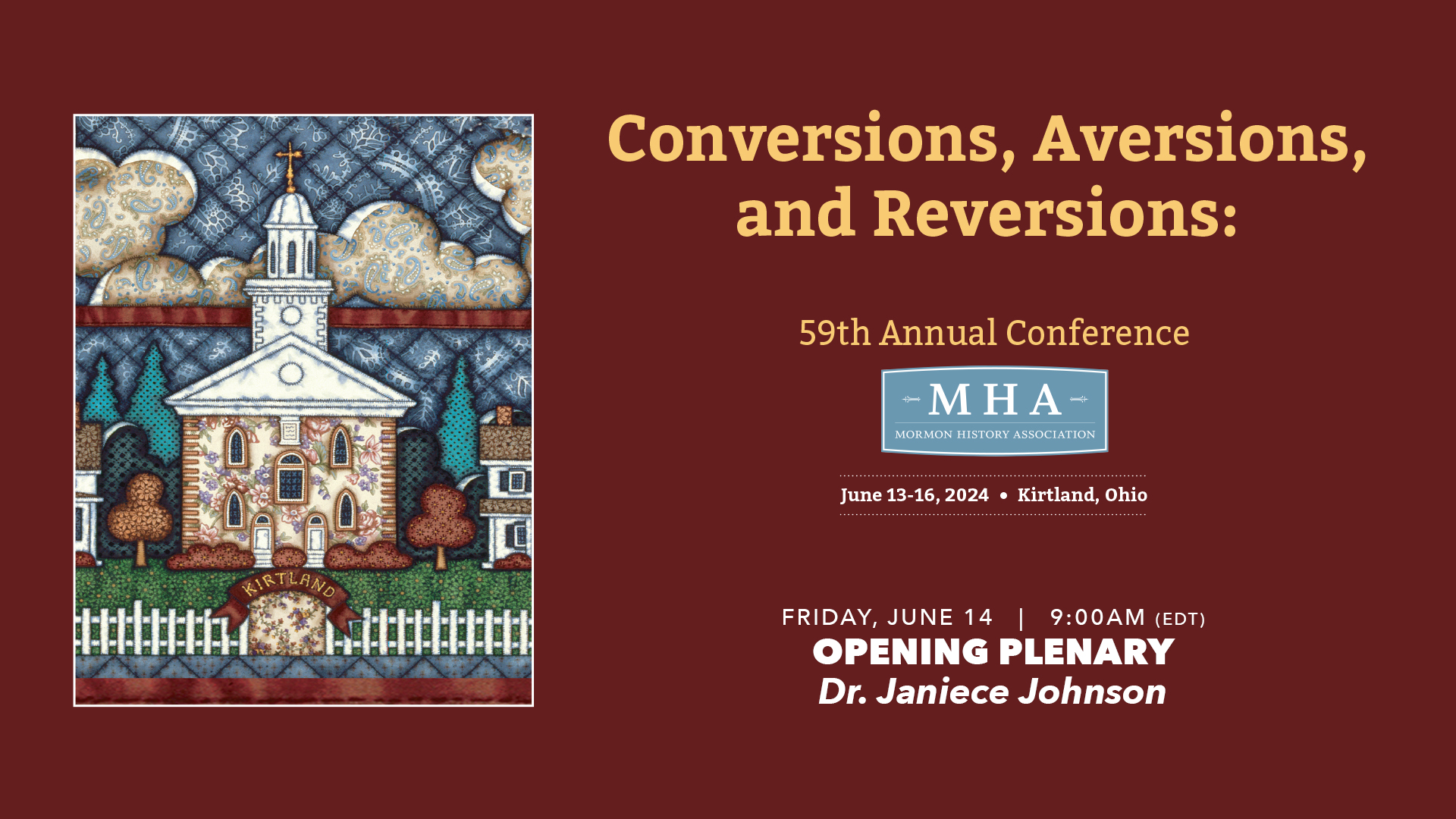  MHA Mormon History Association