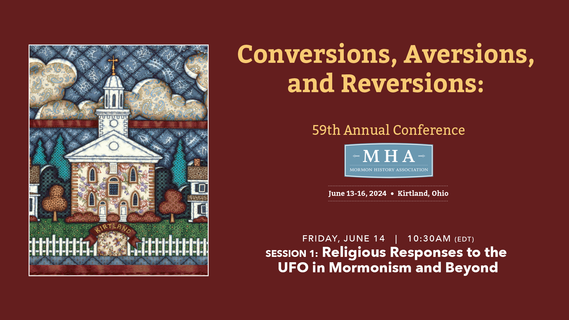  MHA Mormon History Association